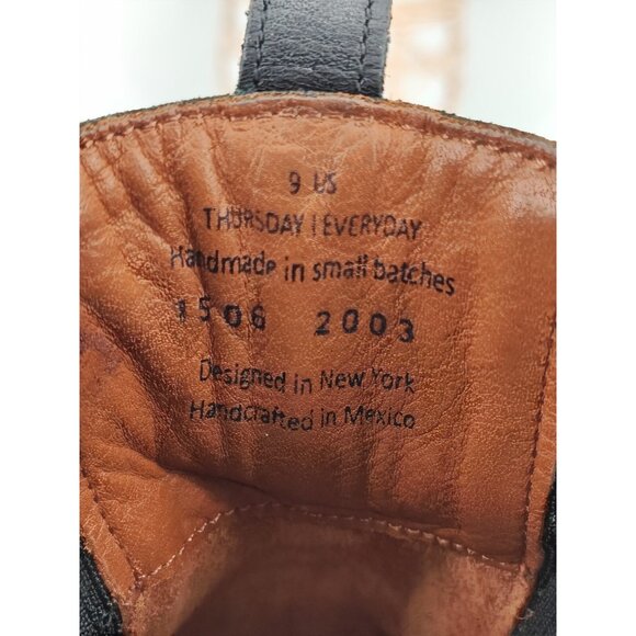 Thursday Boot Company Woman's Dreamer Chelsea Black Leather Boot Size 9 US - Picture 8 of 8